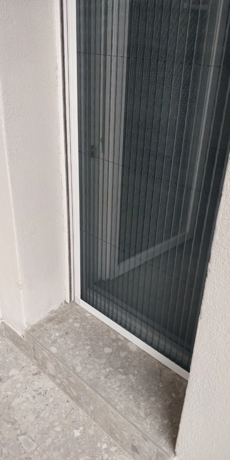 Bijeli plise komarnik za vrata, učinkovita zaštita od insekata, Archicon Split