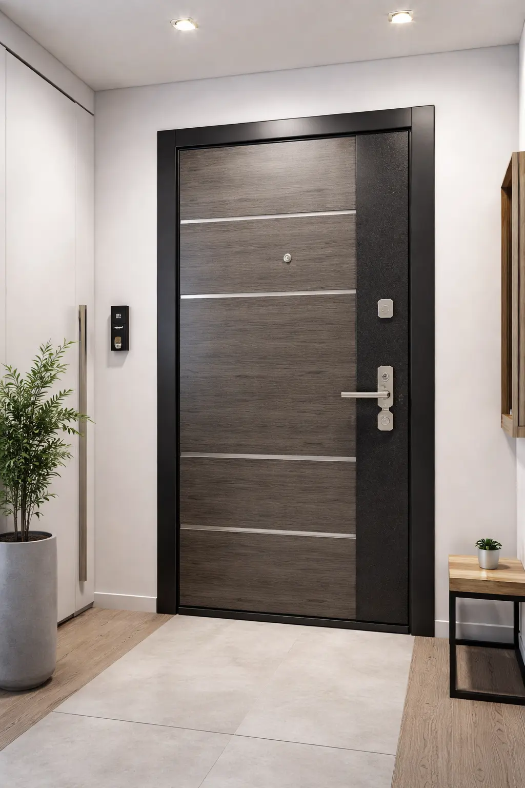 Archiconova moderna blindo sigurnosna vrata za stan s čeličnom konstrukcijom i elegantnim dizajnom