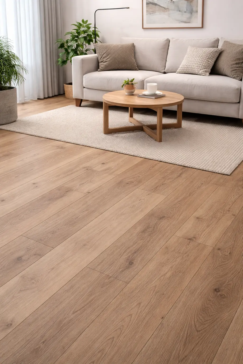 Moderni Archicon parket pod od prirodnog drveta, elegantan i topao, idealan za dnevni boravak